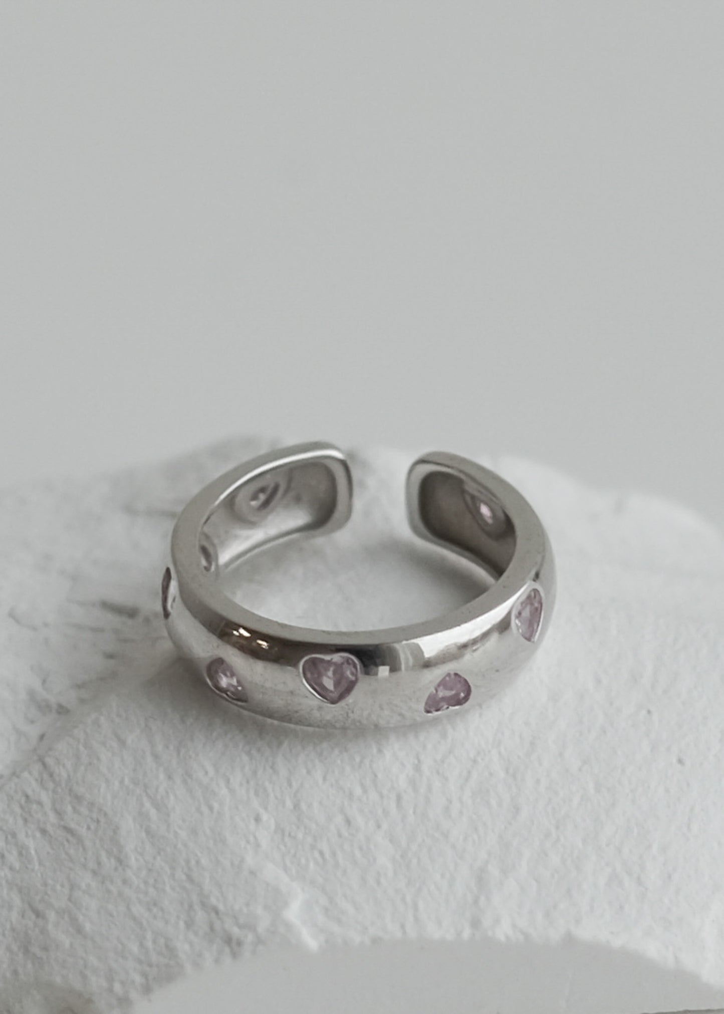 Pink Heart Ring